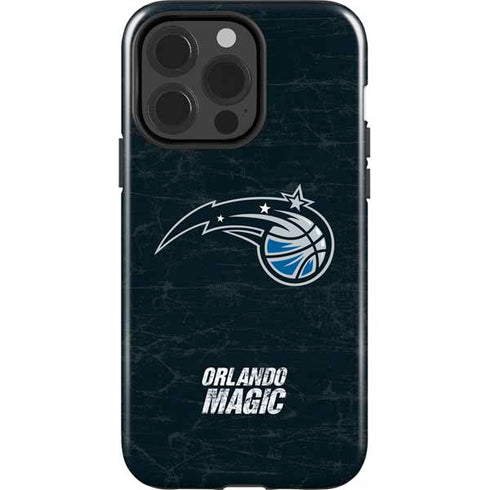 NBA Orlando Magic Black Secondary Logo iPhone 15 Pro Impact Case